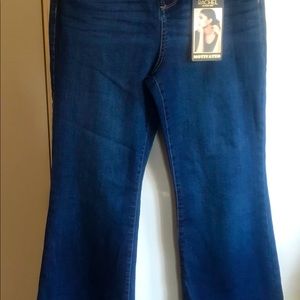 High rise flare jeans